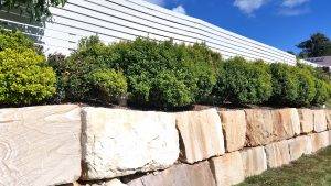 Sandstone Retaining Wall