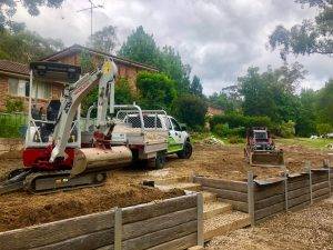 Landscaping site clearing