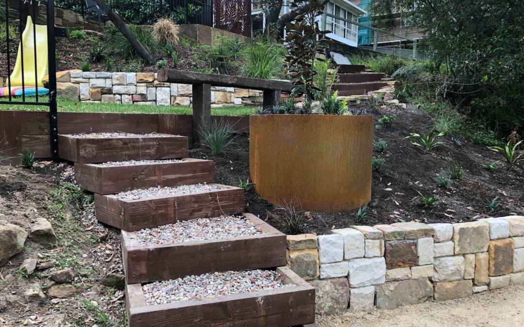 Retaining wall ideas for sloped backyards