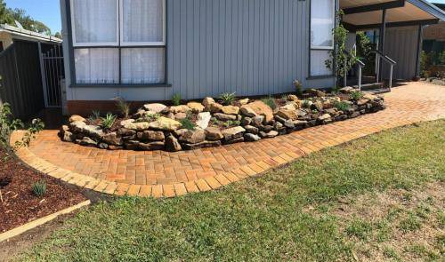 Blaxland planting rockery garden transformation landscape construction blue mountains structural fresh perspective landscapes Winmalee 5 small