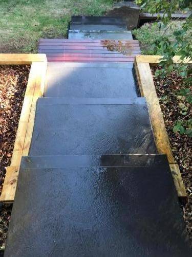 Blaxland steps retaining wall timber stairs landscape construction blue mountains structural fresh perspective landscapes Winmalee 4