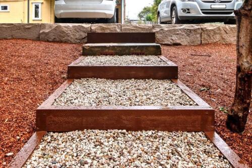 Box-steps-with-gravel-fill