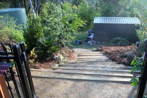 Stairs sloping block landscape construction blue mountains winmalee structural fresh perspective landscapes