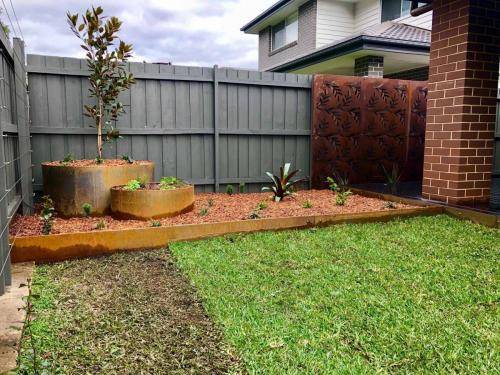 Timber Fence Landscaping